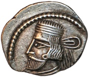 Drachm - Vardanes II Sellwood Type 69.13 - Ecbatana obverse image