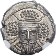 Drachm - Vologases V Sellwood Type 86 - Ecbatana obverse image