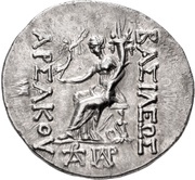 Tetradrachm - Artabanos III, Persian Empires,  reverse image