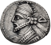 Tetradrachm - Vologases III obverse image