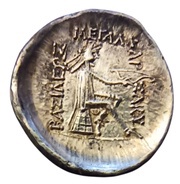Drachme - Mithradates I - 185-132 BC Sellwood Type 10, Persian Empires, 165 BC - 132 BC reverse image