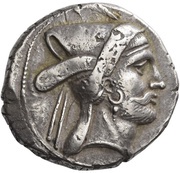 Tetradrachm - Bagadates I King of Persis Seleucid sub-kingdom obverse image