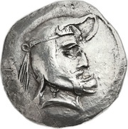 Tetradrachm - Vadfradad I "Autophradates" King of Persis Transition from Seleucid to Parthian overlordship obverse image