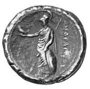 Tetradrachm - Andragoras King of Parthia, Persian Empires, 245 BC - 238 BC reverse image