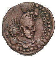 Pashiz / Unit / Chalkous - "kushansha" Hormizd I under Shapur I obverse image