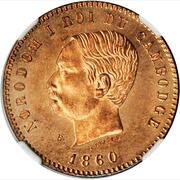 10 Centimes - Norodom I Essai obverse image