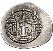 Obol - Balash, Persian Empires, 485-488 reverse image