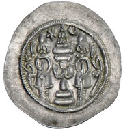 Drachm - Vistahm type I/1, Persian Empires, 590-597 reverse image