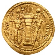 ⅙ Dinar - Bahram II reverse image