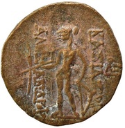 Dichalkon - Alexander I Balas, Persian Empires, 150 BC - 145 BC reverse image