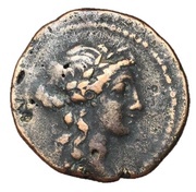 Dichalkon - Demetrios II Nikator Antioch obverse image