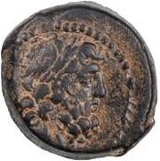 Dichalkon - Demetrios II Nikator Antioch obverse image