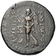 Tetrachalkon - Seleukos IV Philopator Ekbatana, Persian Empires, 187 BC - 175 BC reverse image