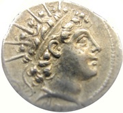 Drachm - Antiochos VI Dionysos Antioch obverse image
