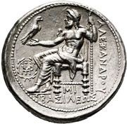 Tetradrachm - Seleukos I Nikator Alexander III Type, Persian Empires, 311 BC - 305 BC reverse image