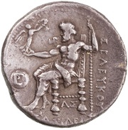 Tetradrachm - Seleukos I, Persian Empires, 282 BC - 281 BC reverse image