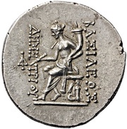 Tetradrachm - Demetrios I Soter Antioch, Persian Empires, 162 BC - 150 BC reverse image