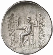 Tetradrachm - Alexander I Balas Ake-Ptolemais, Persian Empires, 152 BC - 145 BC reverse image