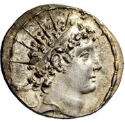 Tetradrachm - Antiochos VI Dionysos Antioch obverse image