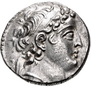 Tetradrachm - Demetrios II Nikator Tyre obverse image
