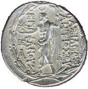Tetradrachm - Antiochos VIII Epiphanes Gryphos Antioch mint, Persian Empires, 121 BC - 96 BC reverse image