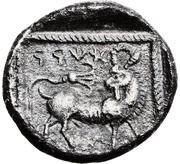 ¼ Shekel Ashdod reverse image