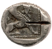 Drachm, Philistia, 400 BC - 350 BC reverse image