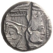 Drachm, Philistia, 450 BC - 400 BC reverse image