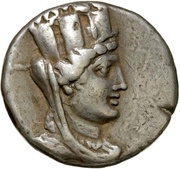 Tetradrachm ѳορ; MΣ obverse image