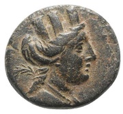 Æ20 Poseidon on aphlaston obverse image