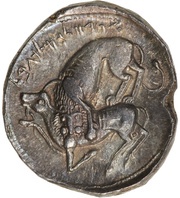 Dishekel - Addirmilk, Phoenician cities, 375 BC - 351 BC reverse image