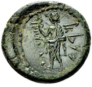 Æ20 Ptolemy VI and Marathos reverse image