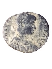 Follis - Arcadius VIRTUS EXERCITI; Nicomedia obverse image