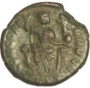 Nummus Minimus - Theodosius II CONCORDIA AVGG reverse image