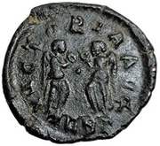 Follis - Arcadius VICTORIA AVG; Thessalonica reverse image