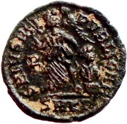 Follis - Arcadius SALVS REIPVBLICAE; Cyzicus, Rome, 388-392 reverse image