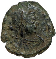 Follis - Honorius GLORIA ROMANORVM; Heraclea obverse image