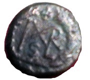 Follis - Marcian Monogram; Constantinopolis, Rome, 450-457 reverse image
