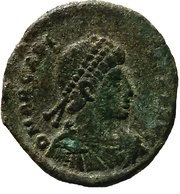 Maiorina - Arcadius GLORIA ROMANORVM; Heraclea obverse image
