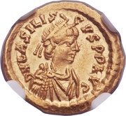 Tremissis - Basiliscus VICTORIA AVGVSOTRUM; Constantinopolis obverse image