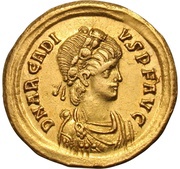 Semissis - Arcadius VICTORIA AVGGG; Constantinopolis obverse image