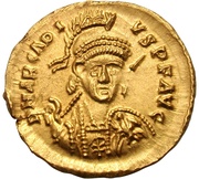 Solidus - Arcadius CONCORDIA AVGG; Thessalonica obverse image
