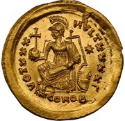 Solidus - Theodosius II VOT XXX MVLT XXXX; Constantinopolis, Rome, 430-440 reverse image