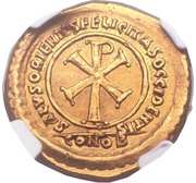 Solidus - Licinia Eudoxia SALVS ORIENTIS FELICITAS OCCIDENTIS; Constantinopolis reverse image