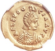 Solidus - Aelia Eudocia IMP XXXXII COS; Constantinopolis obverse image