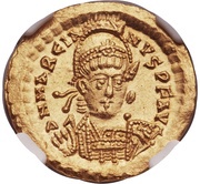 Solidus - Marcian VICTORIA AVGGG; Constantinopolis obverse image