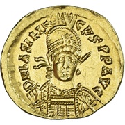 Solidus - Basiliscus VICTORIA AVGGG; Constantinopolis obverse image