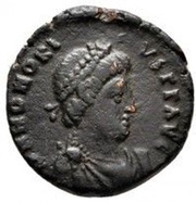 Follis - Honorius VIRTVS EXERCITI; Antioch obverse image