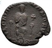 Follis - Eudoxia GLORIA ROMANORVM; Cyzicus, Rome, 400-404 reverse image