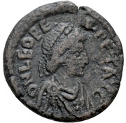 Nummus - Leo I obverse image